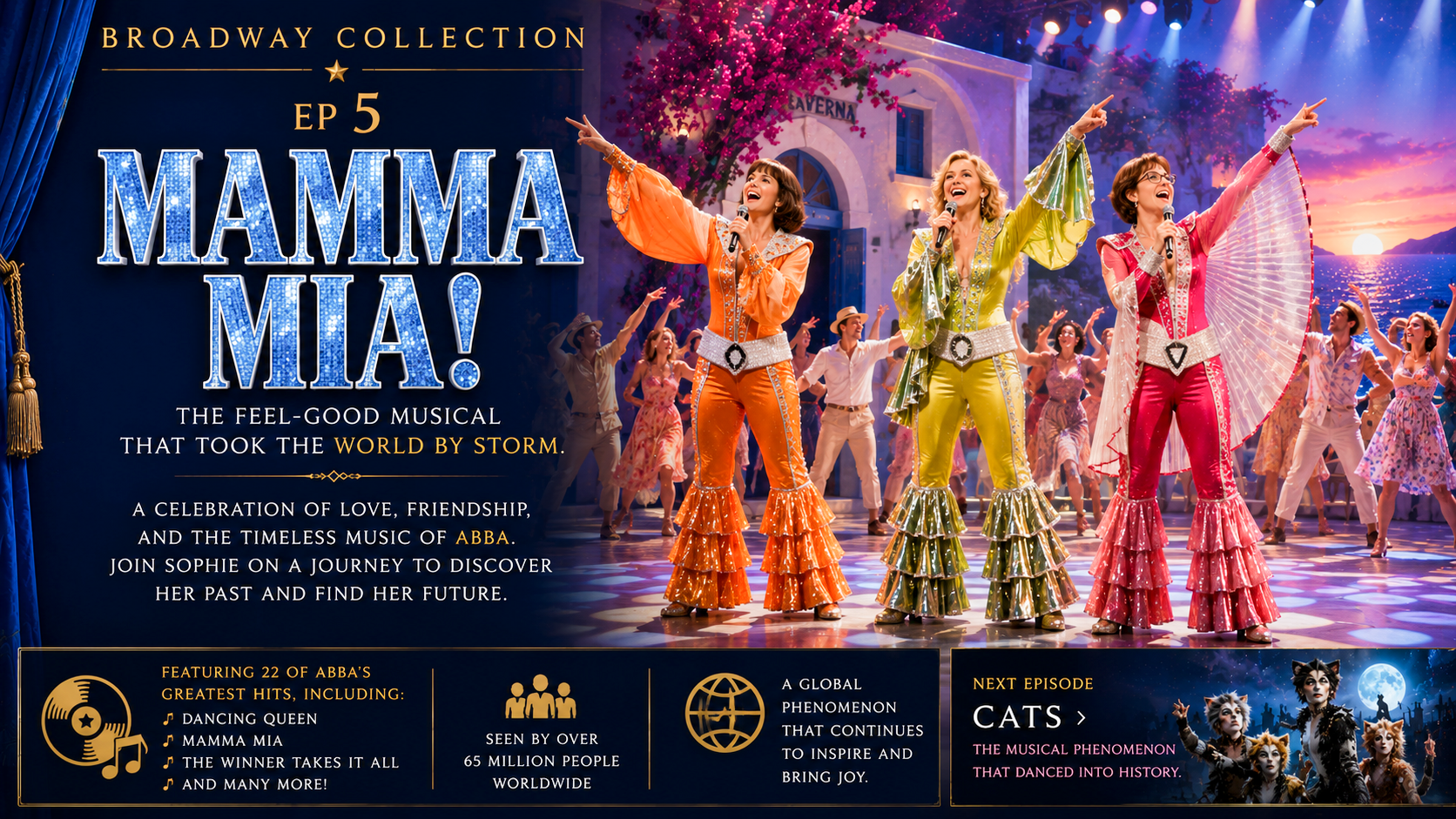 Official Broadway poster for Mamma Mia!