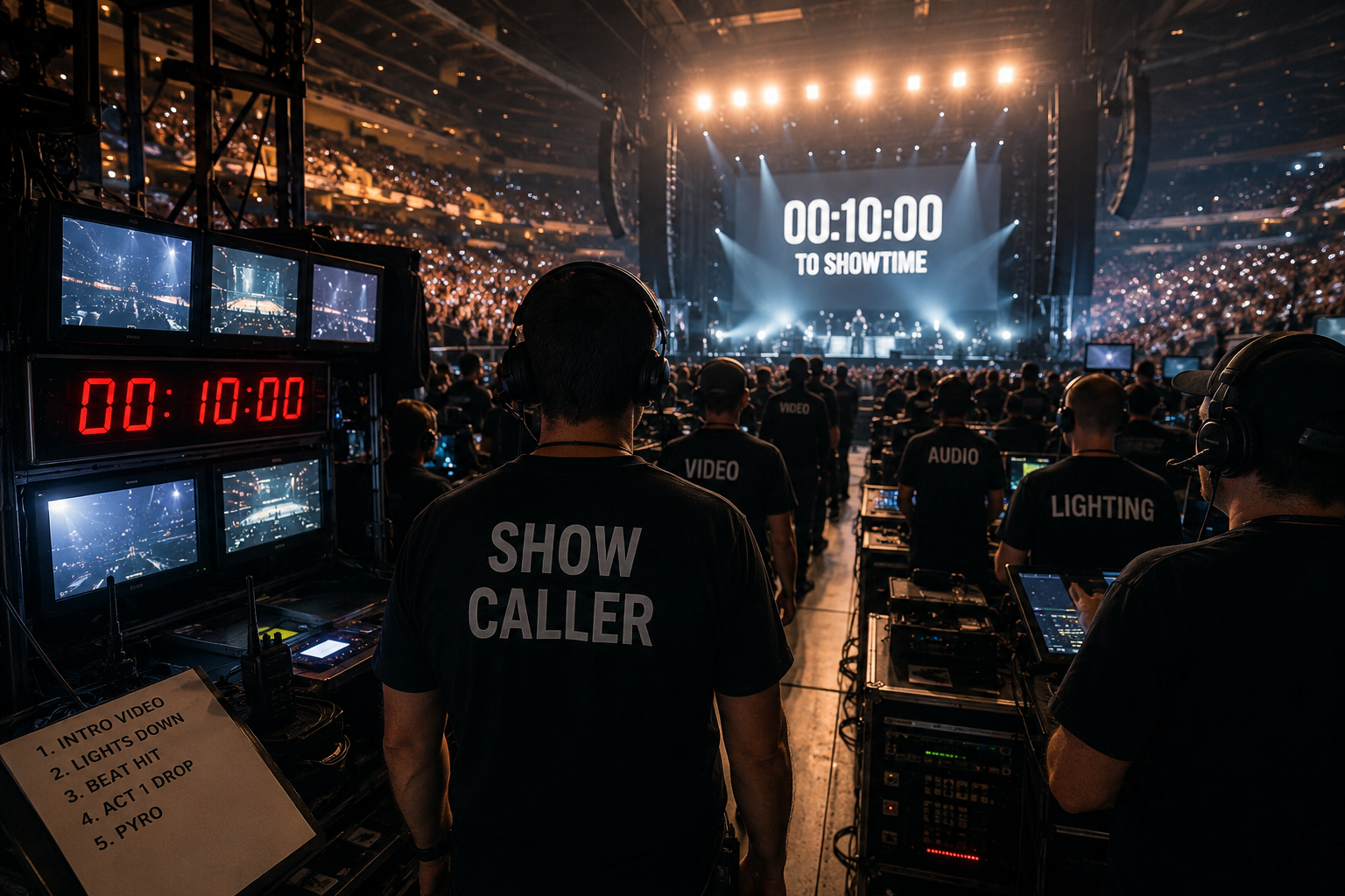 10 Minutes Before Showtime: What Really Happens Backstage at Stadium Concerts
