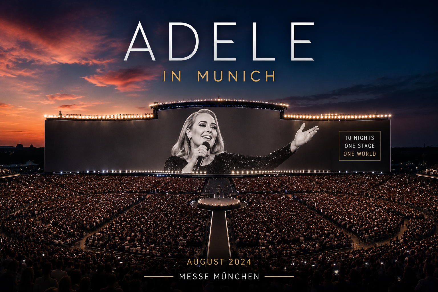 Adele in Munich: The 730,000-Fan Stadium Built for Just Ten Concerts