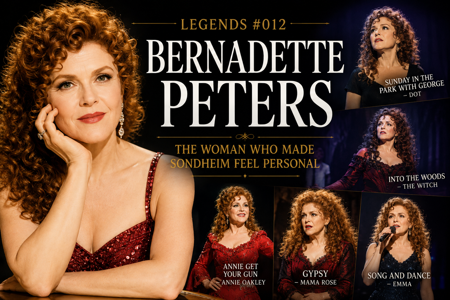 Bernadette Peters : The Woman Who Made Sondheim Feel Personal