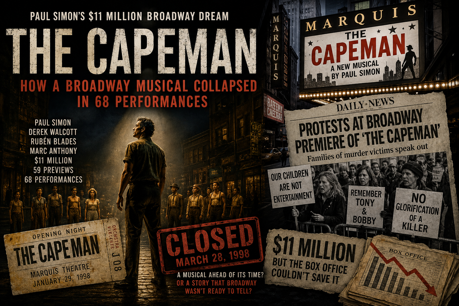 The Capeman Paul Simon Broadway musical failure