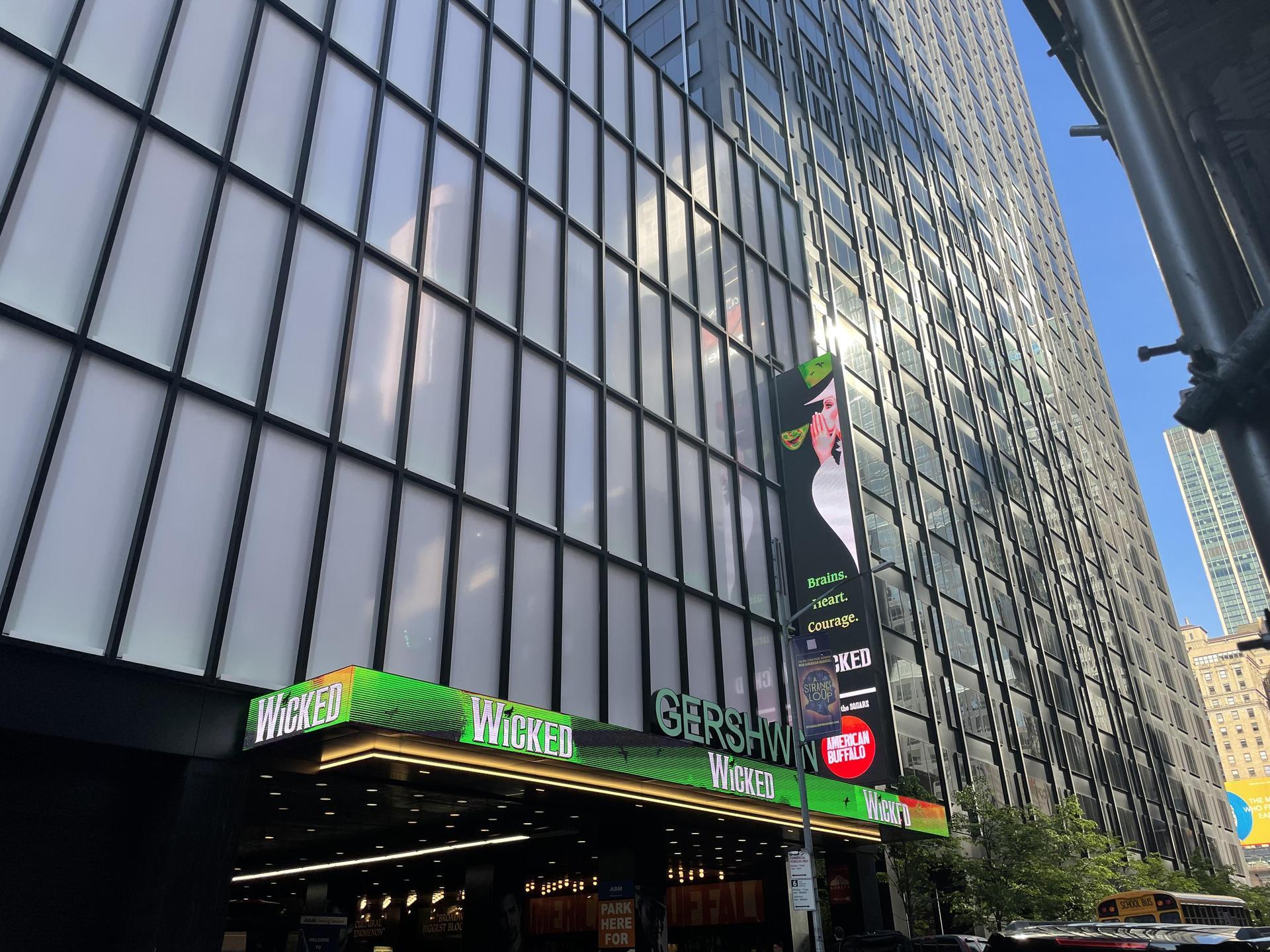 Gershwin Theatre in New York, originally the Uris Theatre where Via Galactica opened in 1972