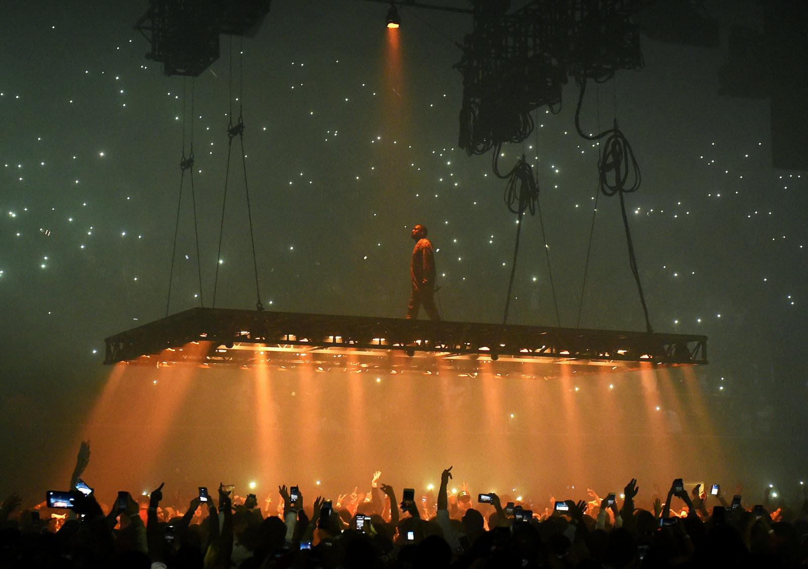 Kanye West Removed the Stage—and Put It Above the Audience