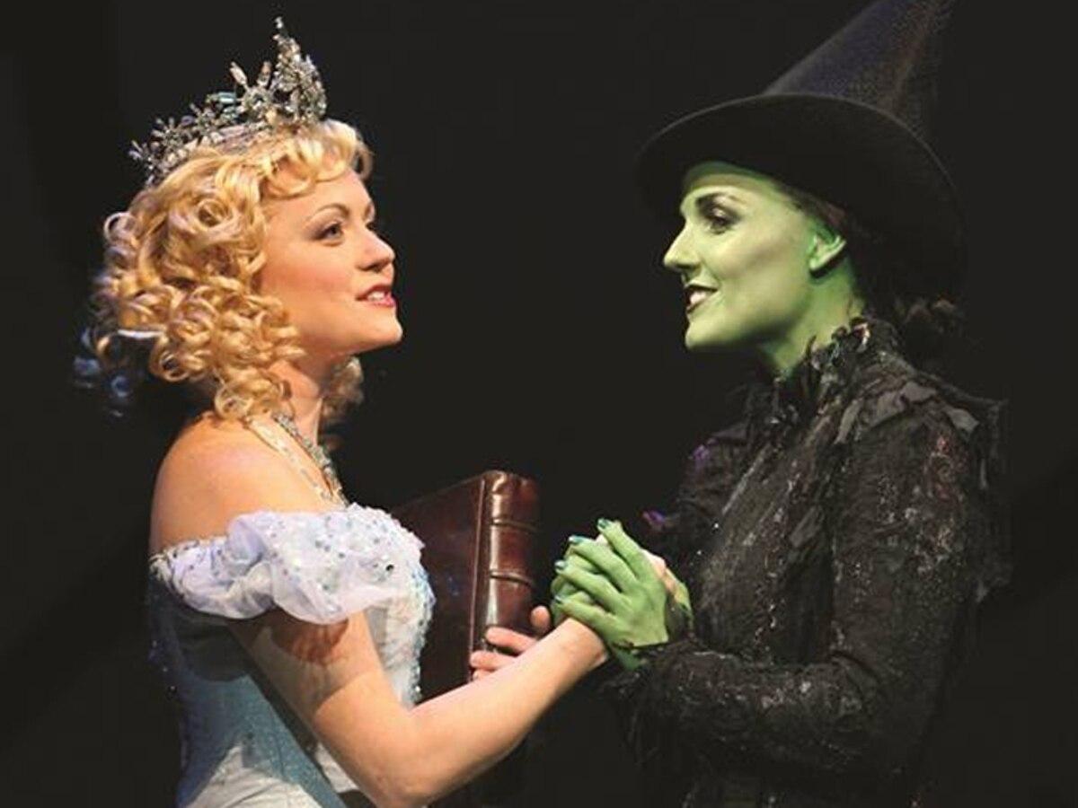 Idina Menzel performing as Elphaba in the original Broadway production of Wicked