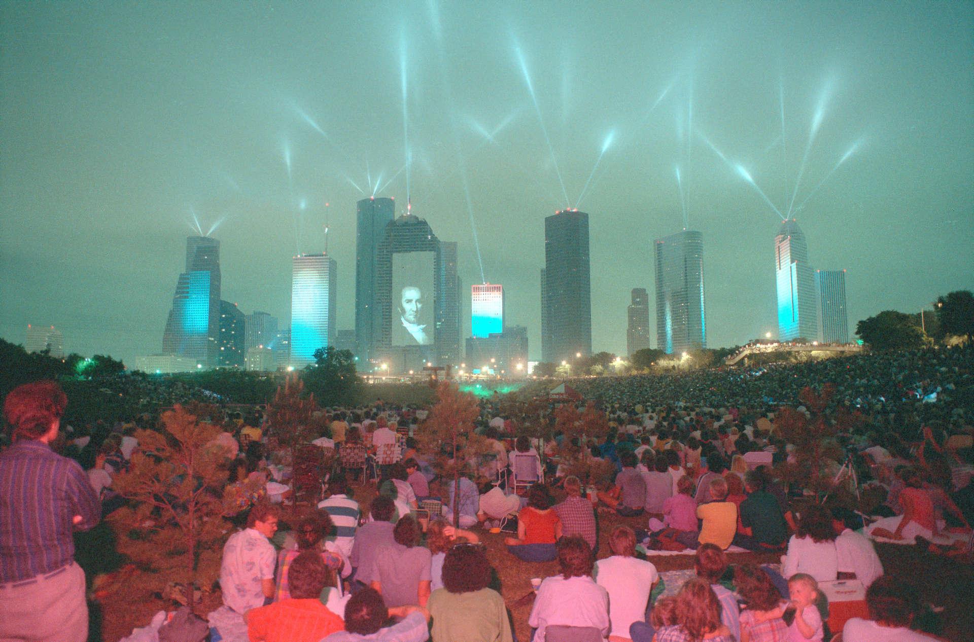 Jean-Michel Jarre Houston A City in Concert Turned Skyscrapers Into Screens