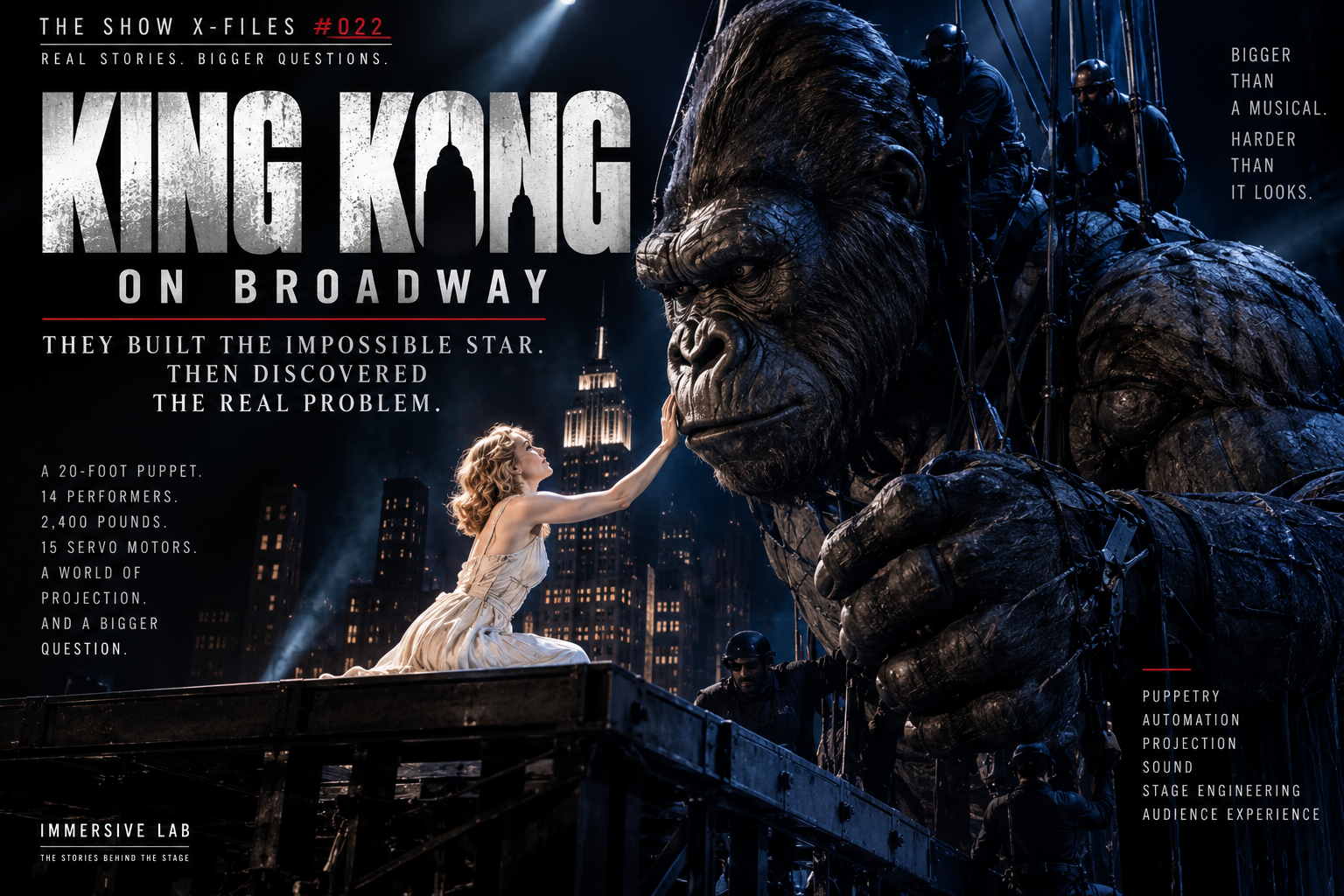 King Kong Broadway : How a 2,400-Pound Gorilla Came Alive Onstage