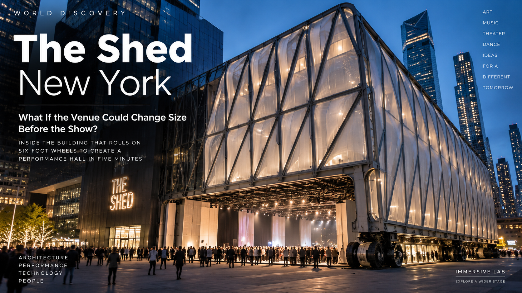 The Shed, New York : What If the Venue Could Change Size Before the Show?